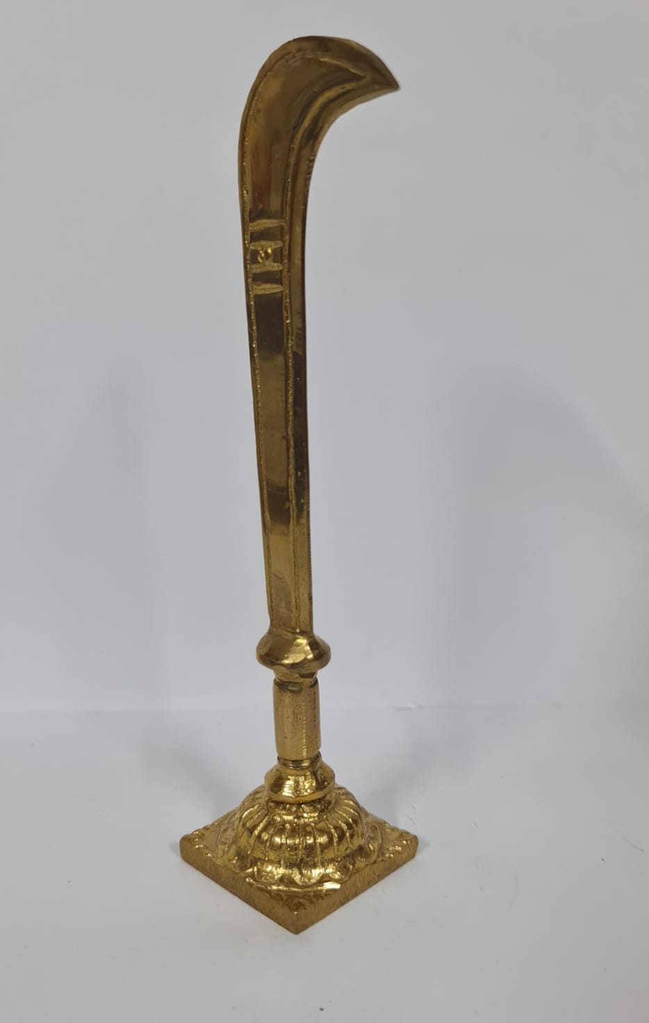 Solid Brass Aruval With Base - Medium - 10.5 CM (H)