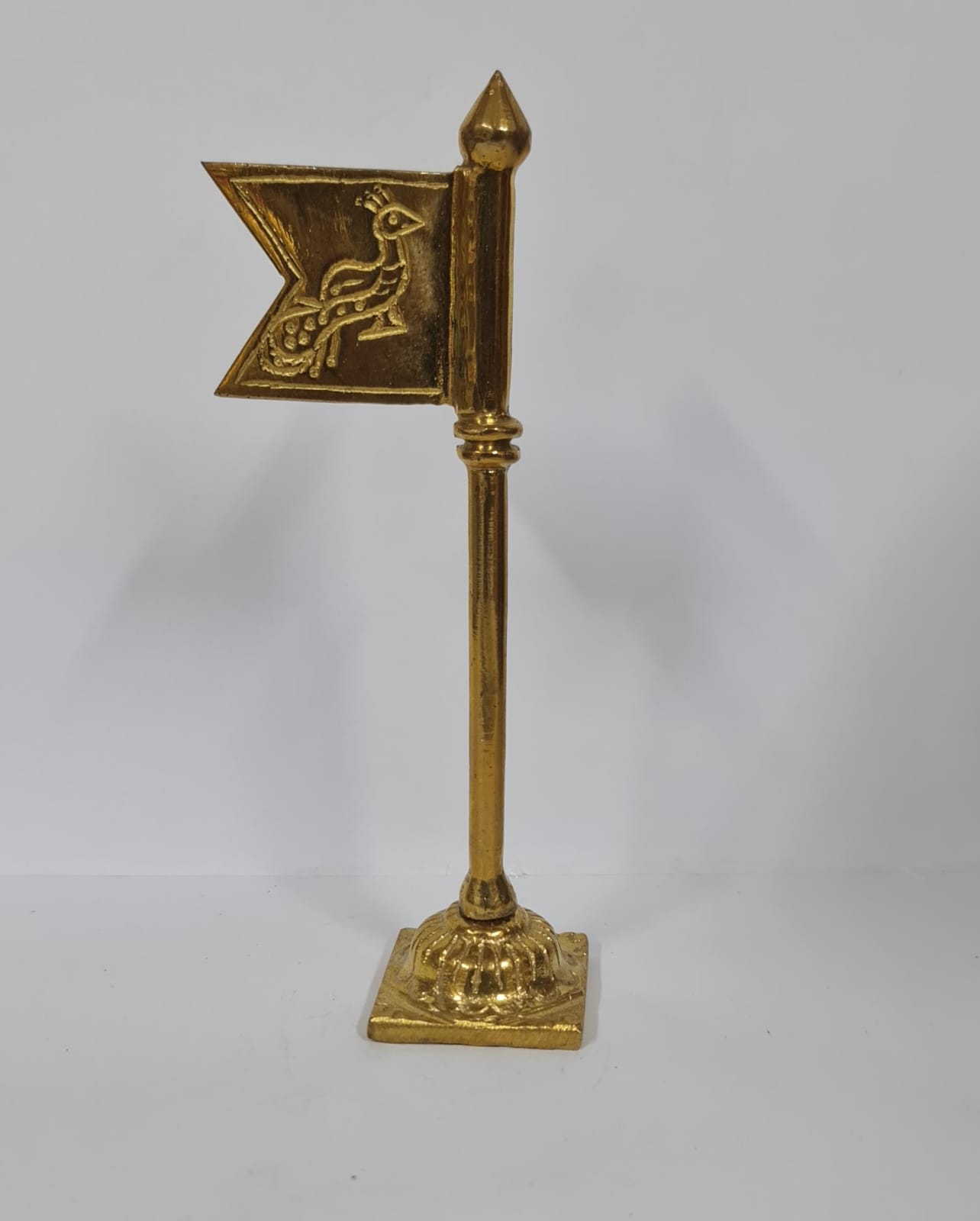 Solid Brass Seval Kodi With Base -  Small - 9 CM (H)