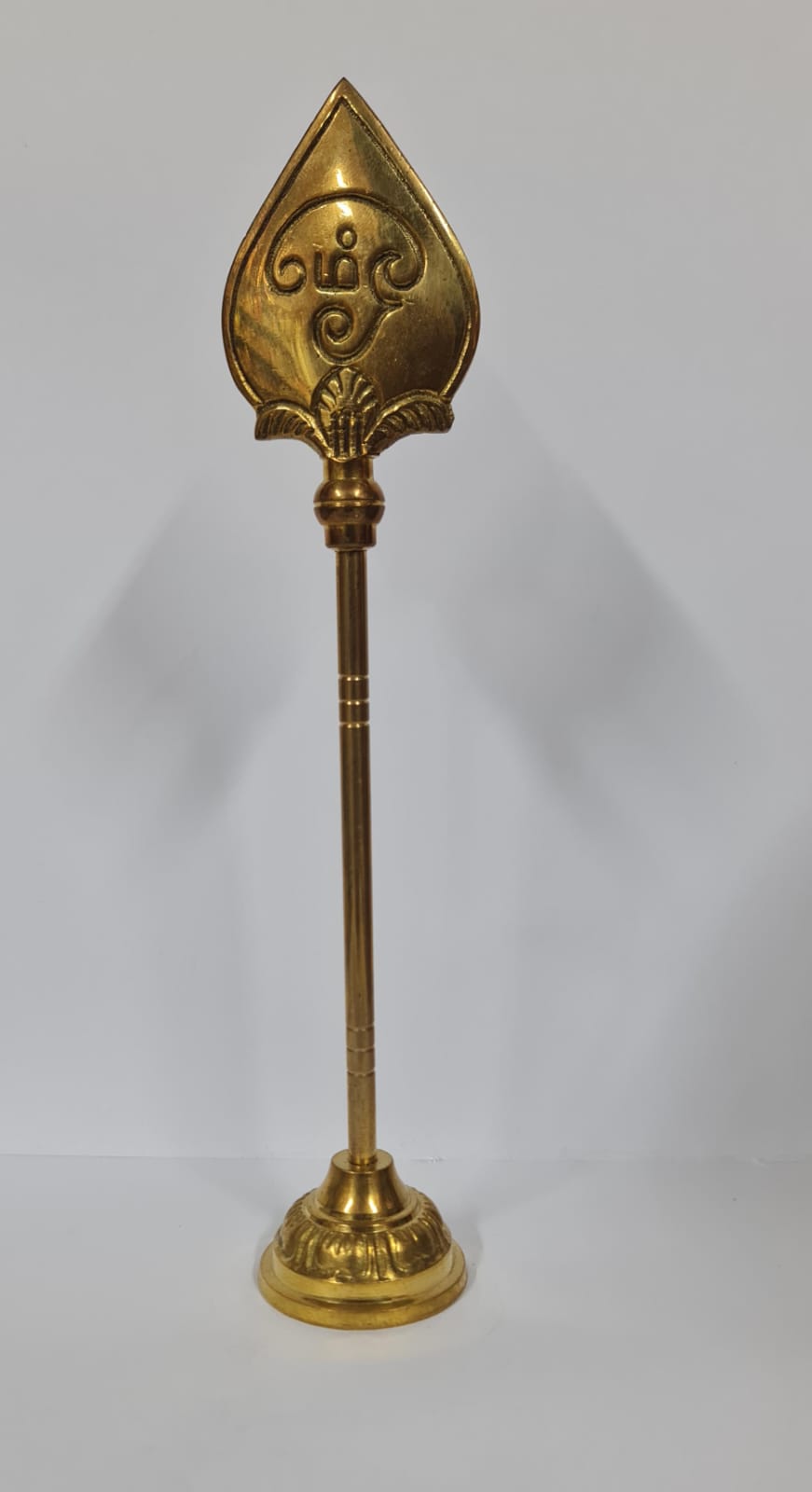 Solid Brass Vel With Base - Large - 20.3 CM (H)