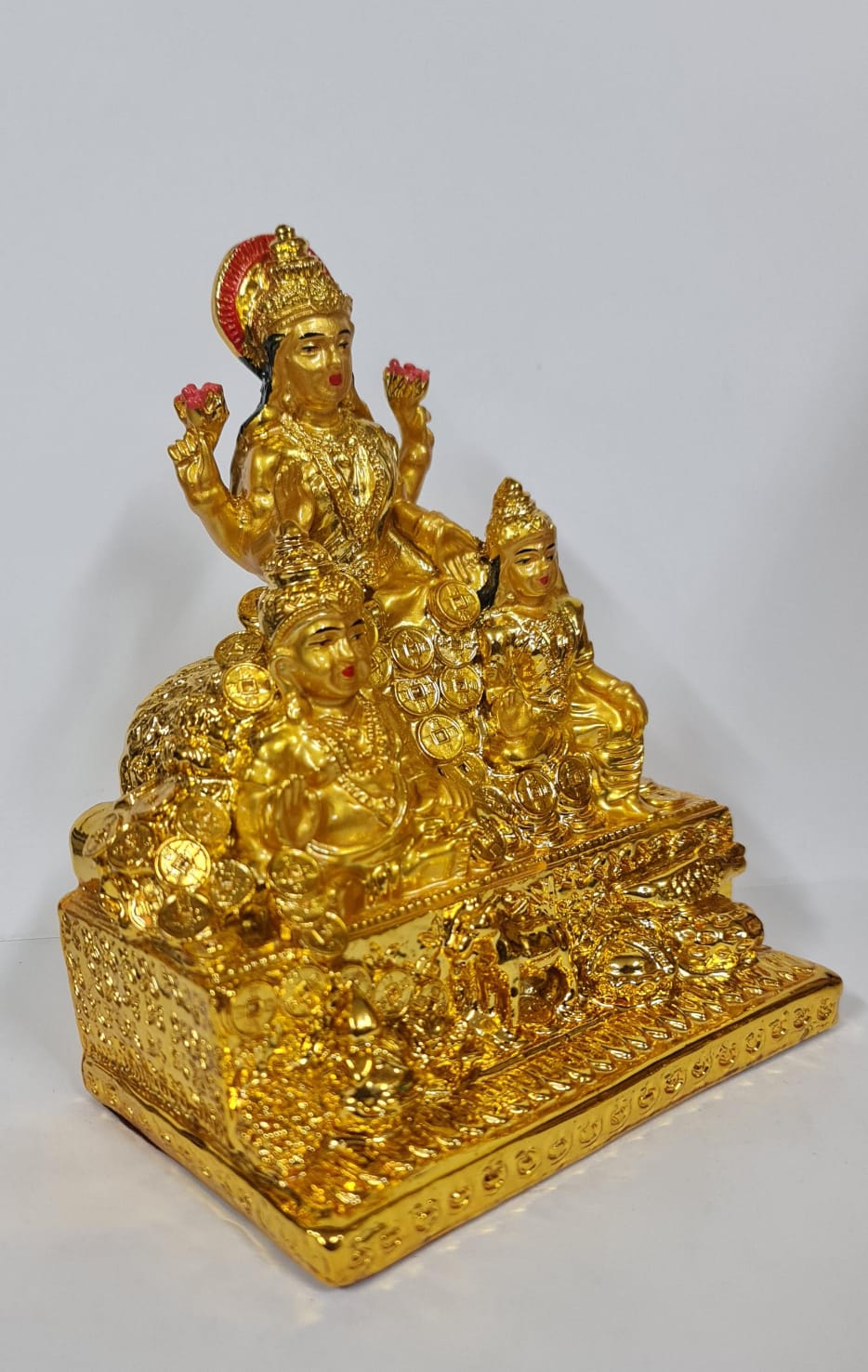 GOLD LAKSHMI KUBER STATUE - Size (L) - Height 10.7 cm