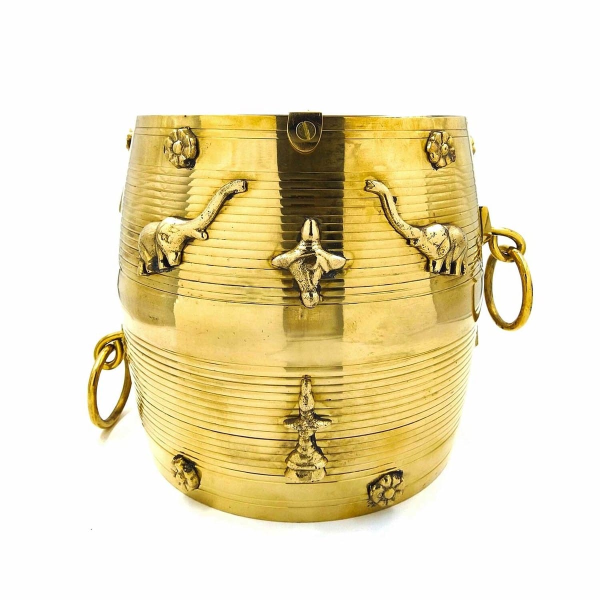 KERALA BRASS  NIRAPARA - (L) Size H 20 cm
