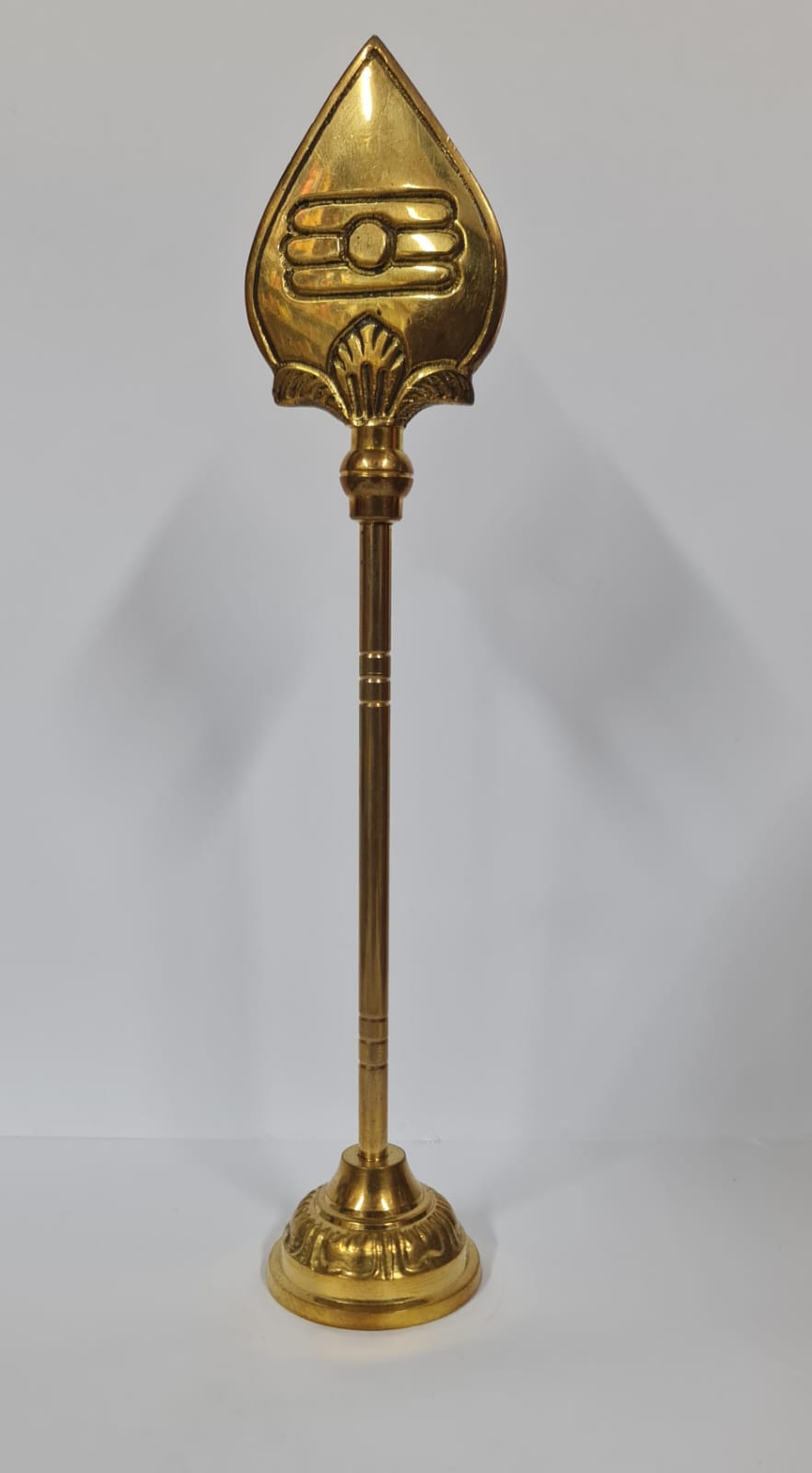 Solid Brass Vel With Base - Large - 20.3 CM (H)
