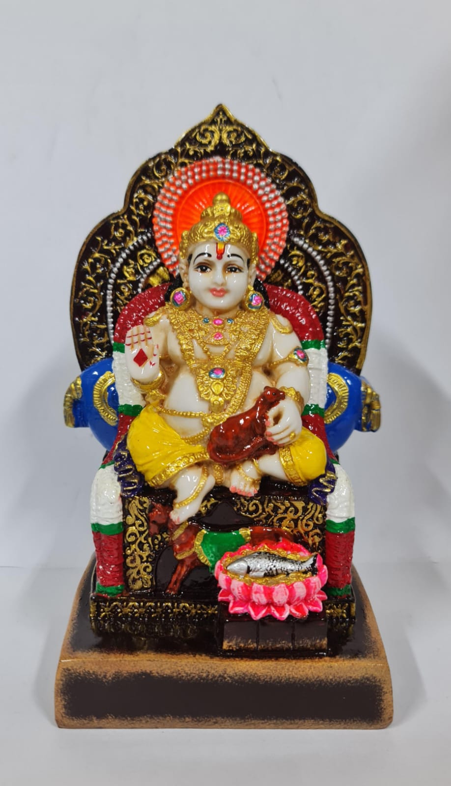 Lord Kuber Statue for Wealth, Glory, Home, Shop, Workplace Business kubera Idol